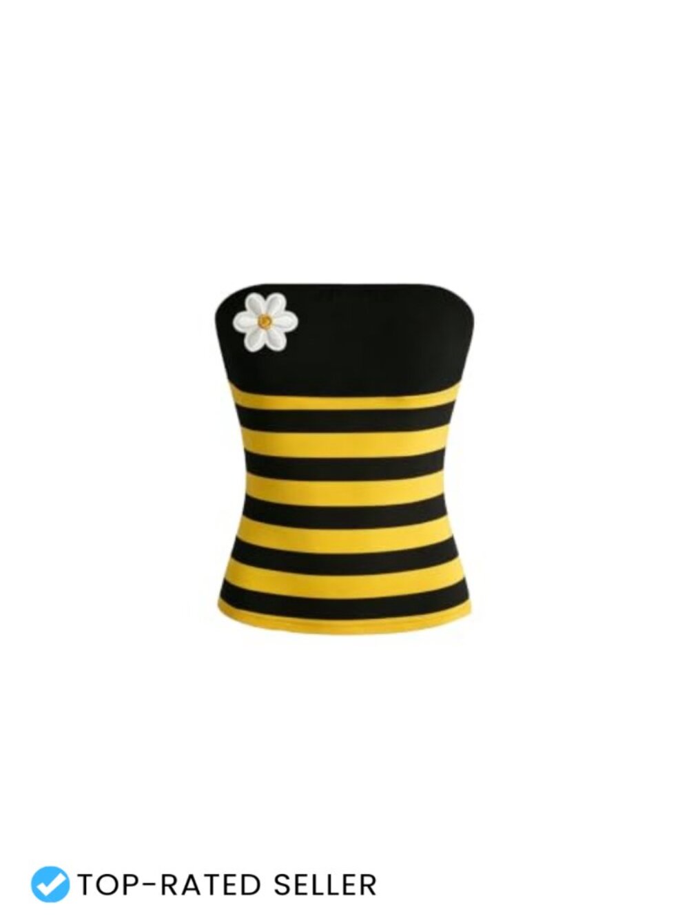 Women Polka Dot Tube Top Sexy Strapless Cropped Ladybug Costume Top